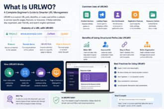 URLWO custom URL path example shown in website address structure